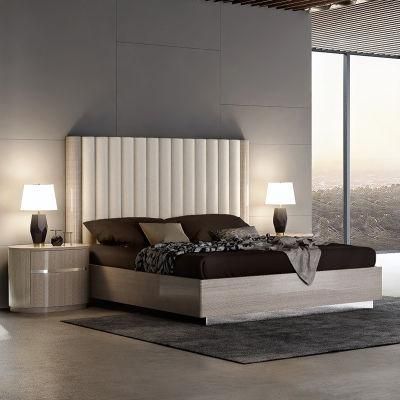 Modern Simple Design Bedroom Furniture Bed King Size for Villa/Resort /Apartment