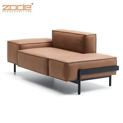 Zode High End Modern Home Furniture Sectional L Shaped Fabric Couch Living Room Sofa