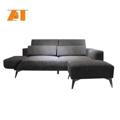 Modern Home Living Room Furniture New Corner L Shaped Sofa Couch Set Luxury Sectional Sofa