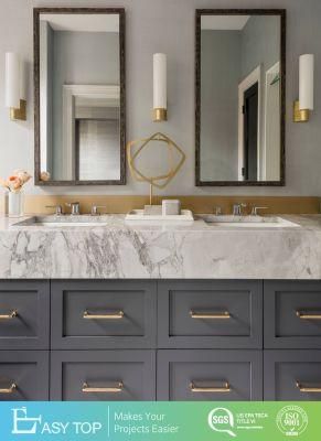 Modern Design Matt PVC Finish Shaker Vanity Bathroom Cabinet Furniture