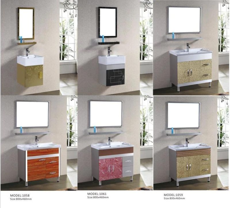 Vanity Bathroom Furniture Stainless Steel Cabinet