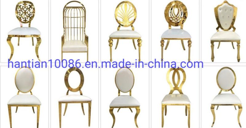 Eating Chair for Dining Room Stainless Steel Chair for Party or Wedding Event