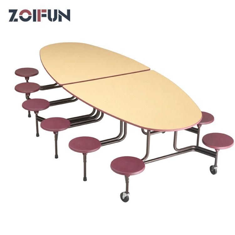 Aluminum Alloy Office University Student Lecture Hall Public School Dining Furniture