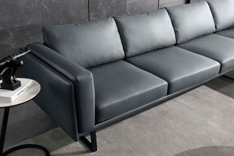 Gainsville Manufacture Furniture Living Room Furniture Luxury Leather Sofa for Home GS9037