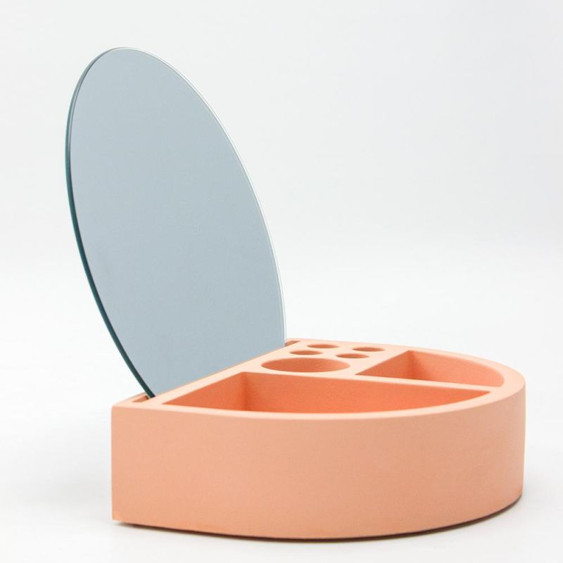 Round Unique Design Beauty Salon Mirorr Glass Multi-Function Frameless Bathroom Mirror Manufacture