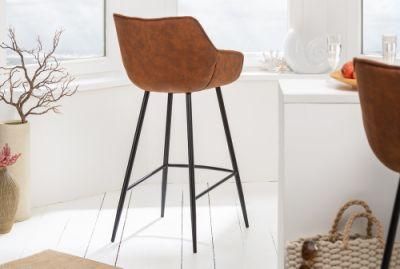 Dining Chair Nordic Cheap Indoor Home Furniture Room Restaurant Dining Leather Modern Bar Stool