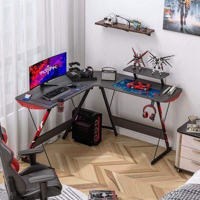 Home Office L Shaped Gaming Computer Corner Desk PC Writing Gamer Table