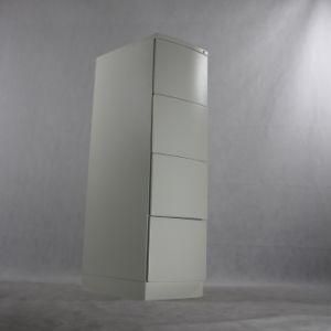 Modern Design 4 Drawersl Vertical Filling Cabinet with Curved Front