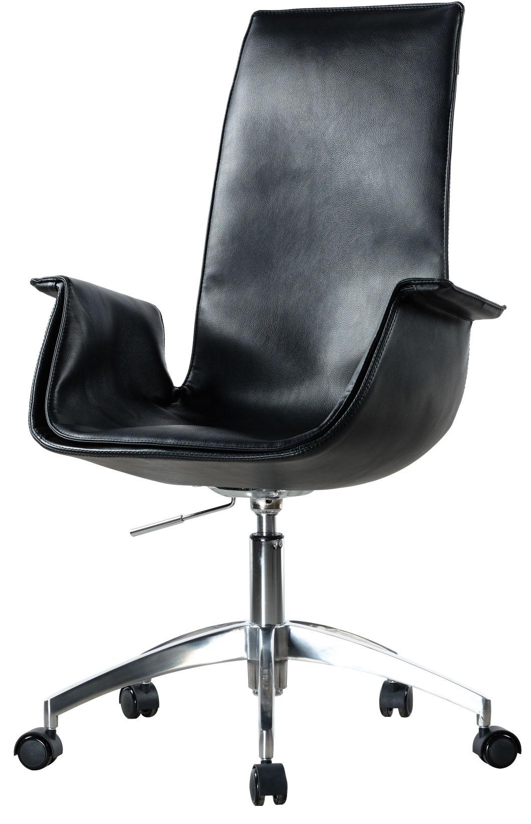 Modern Designer Rotary Office Chair with Stainless Steel Base