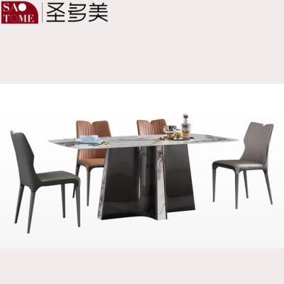 Modern Living Room Dining Room Furniture High-Grade Cross Base Dining Table