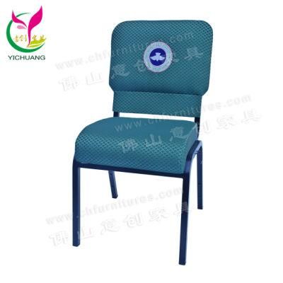 Yc-G81-02 High Quality Wholesale Interlocking Royal Green Church Chairs