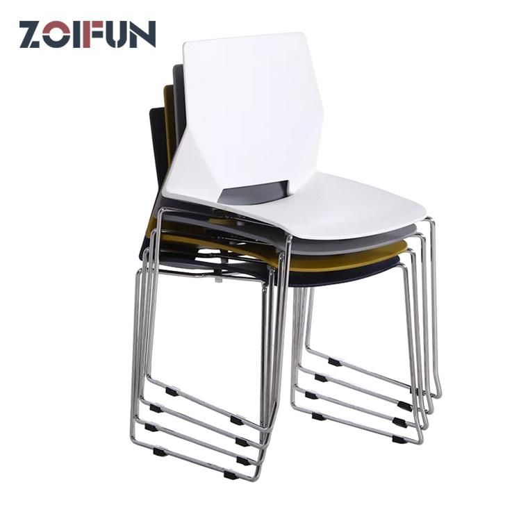 White Yellow China Factory Dormitory Relax Dining School Home Life Family Stacking PP Furniture
