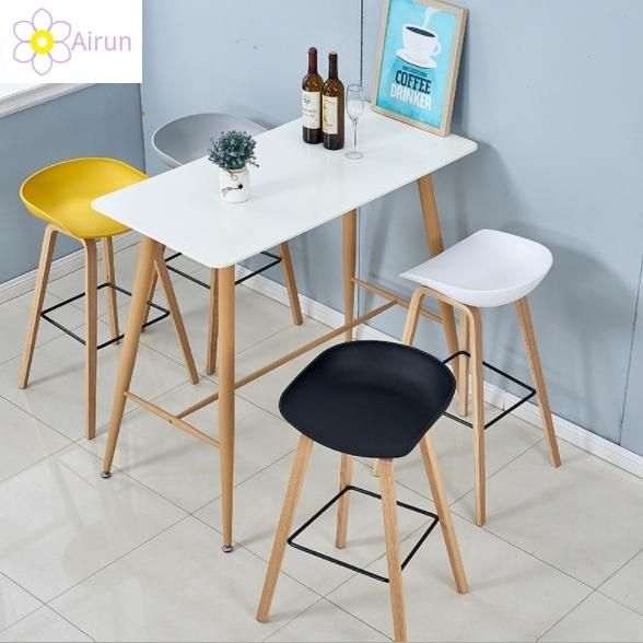 Simple Study Nordic Creative Small Cute Restaurant Small Chair Commercial Retro Room Single Bar Stool
