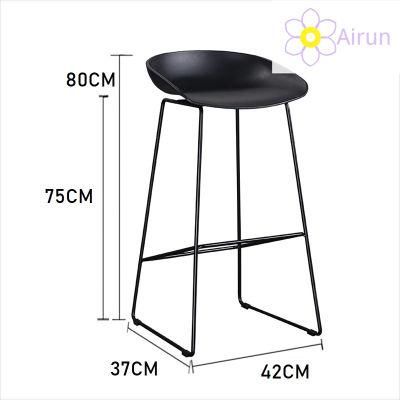 Nordic Kitchen Cheap Bar Chairs Plastic Counter Height Chair Modern Stool Bar Chairs Plastic Counter H for Cafe Restaurant