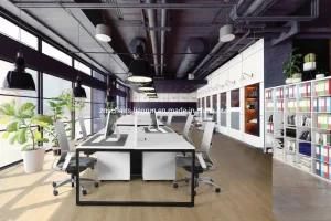 Clever Design Brand Office Partition Wood Office Workstation Table