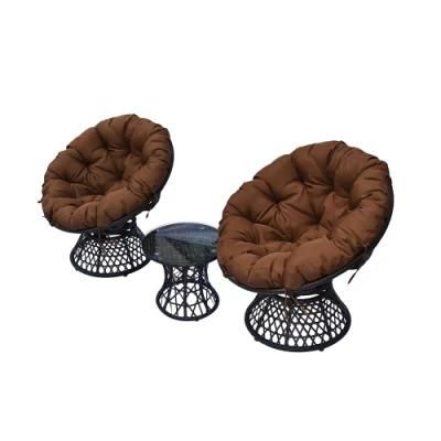 OEM New Garden Wicker Wholesale Rattan Modern Outdoor Furniture Set Round Chair