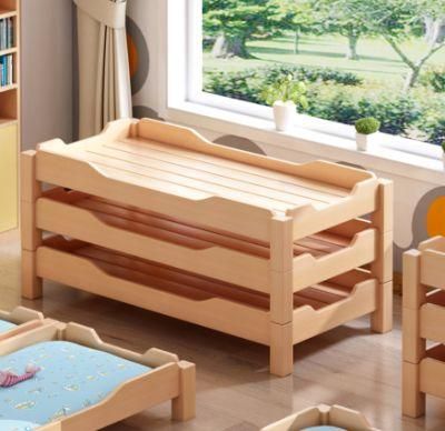 Modern Kids Bedroom Furniture Children Wood Bed Kidergarten School Furniture