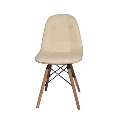 Hot Sale Modern Comfortable Wood Frame Beauty Dining Chair