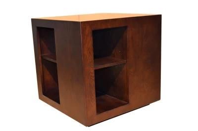 Custom Made Modern Oak Wooden Side Table