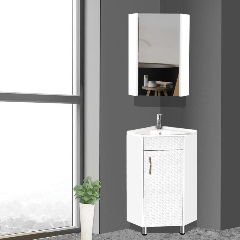 2022 Hot Sale PVC Bathroom Furniture with Mirrorbathroom Cabinet