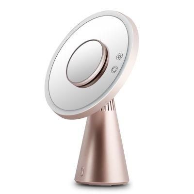 3 in 1 LED Lighted Lamp Makeup Mirror with Bluetooth Speaker