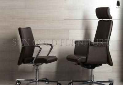 Luxury Ergonomic Leather/PU Executive Office Chair with Armrest (SZ-OC210)