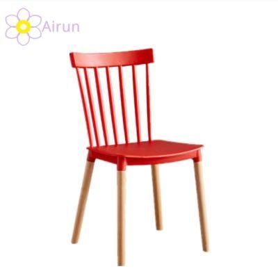 Factory Wholesale Nordic Plastic Windsor Chair Simple Negotiation Chair Small Apartment Dining Chair American Plastic Study Chair