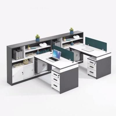 Modern Modular 2 Person Seats Desk Office Furniture Table Partition