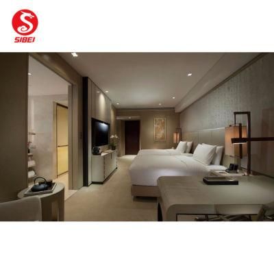 Customized Wooden Villa/ Resort Room Bedroom Set Modern Hotel Furniture for 5/Five Star
