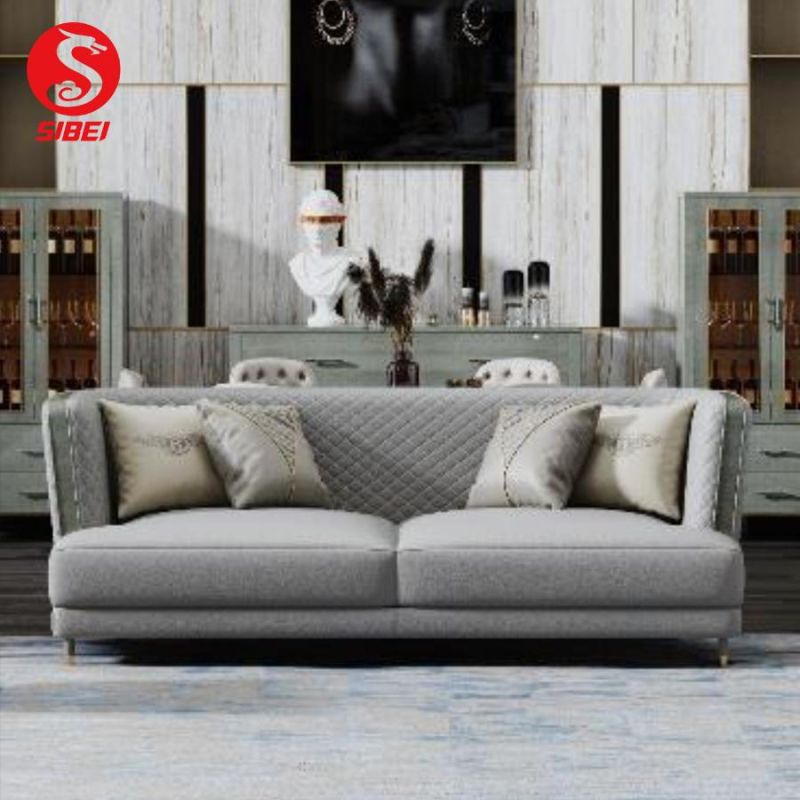 Multifunctional Home Living Room Modern Furniture Leisure Leather Sofa