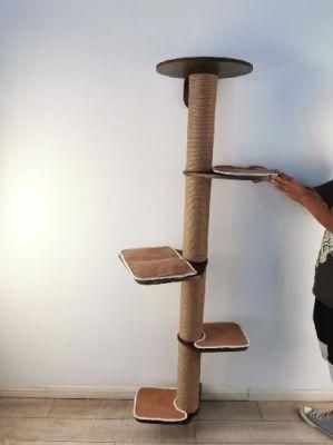 New Design Modern Wall Mounted Cat Furniture Cat Climbing Step Wall Mounted Cat Shelves