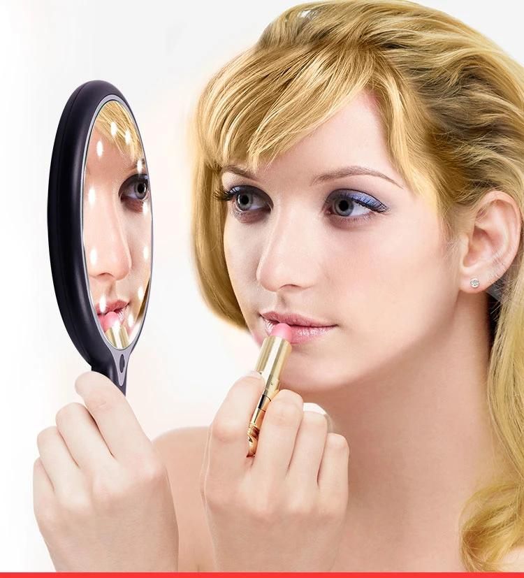 Wholesale Cosmetic Portable Handheld Lighted Mirrors for Makeup