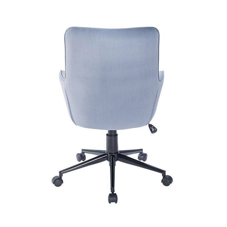 Modern Style Gray Ergonomic Back Design Swivel Lounge Office Adjustable Rolling Chair