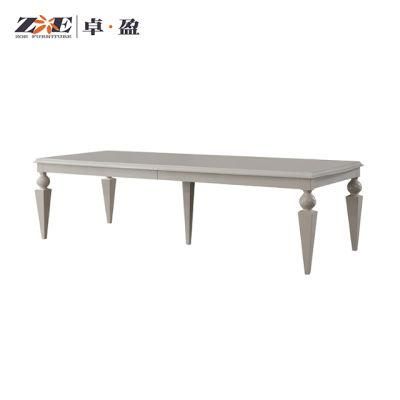 Modern Painting Big Size Dining Table for Home Use