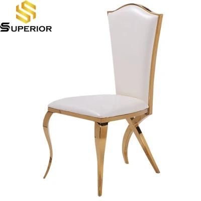Hotel Meeting Furniture Wholesale Wedding Modern Faux Leather Dinner Chairs
