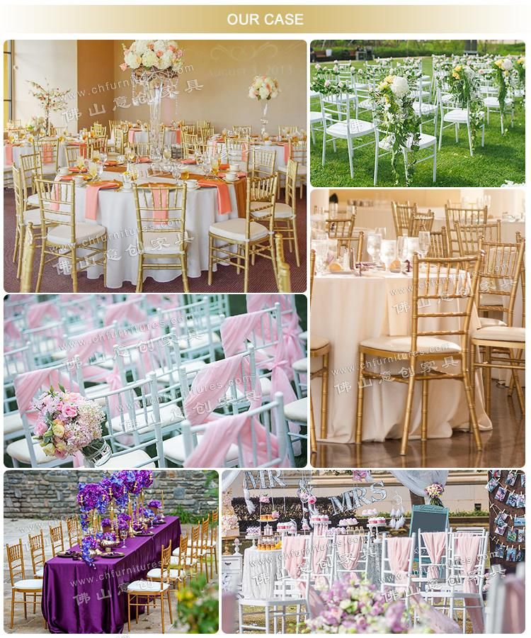 Yc-A382 Wholesale Metal Chiavari Chairs for Wedding