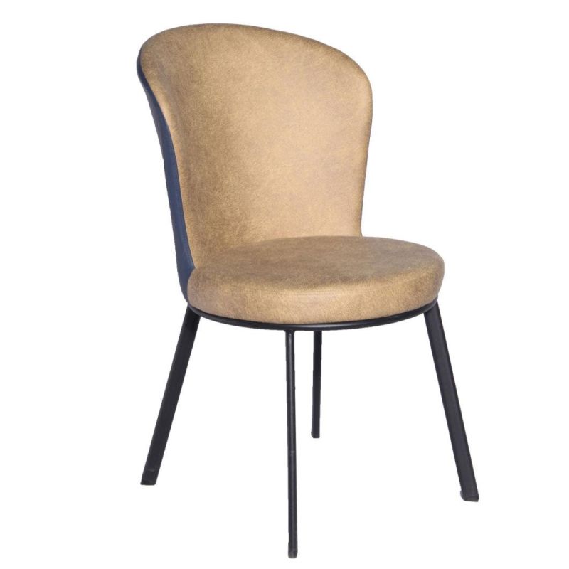 Dining Room Furniture High Quality Chair Stainless Steel Leg Modern Design Fabric Dining Chair