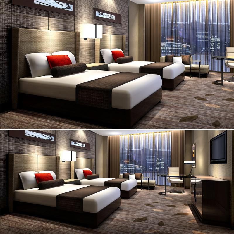 Modern High Class Solid Wood Luxury Hotel Suite Furniture in Foshan China