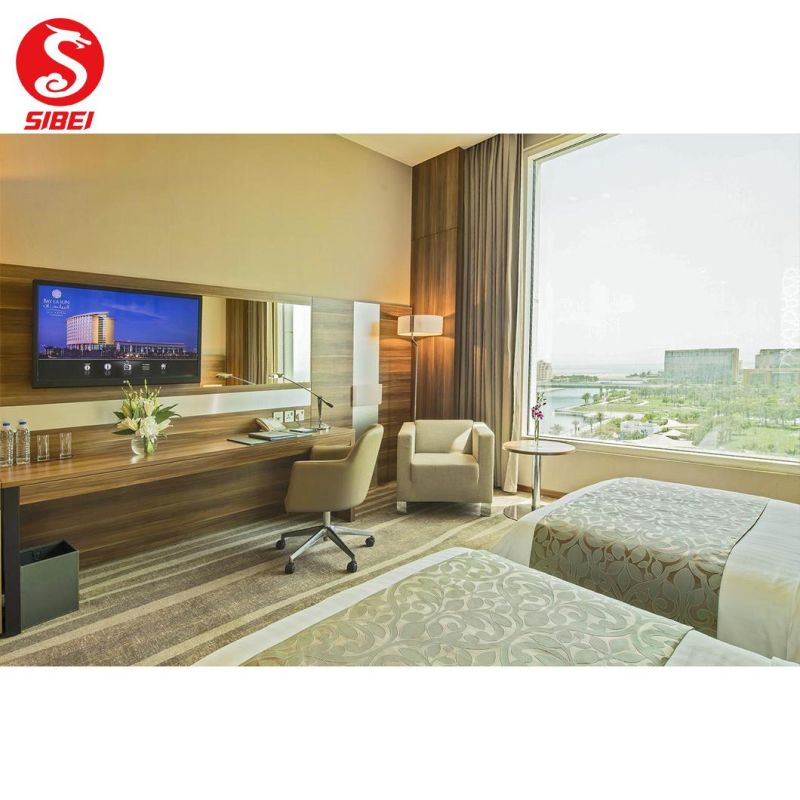 Custom Made Luxury Modern Hotel Bedroom Furniture Set for 5 Star Kaec Room