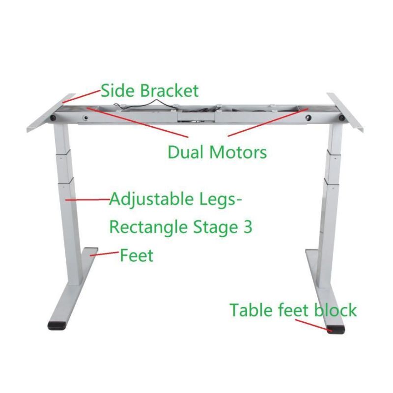 Chex Electric Dual Motors Adjustable Height Standing Office Desk Office Furniture