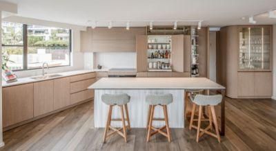 Wooden Cupboard Fashionable Furniture Maple Wood Grain Kitchen Cabinets Australian