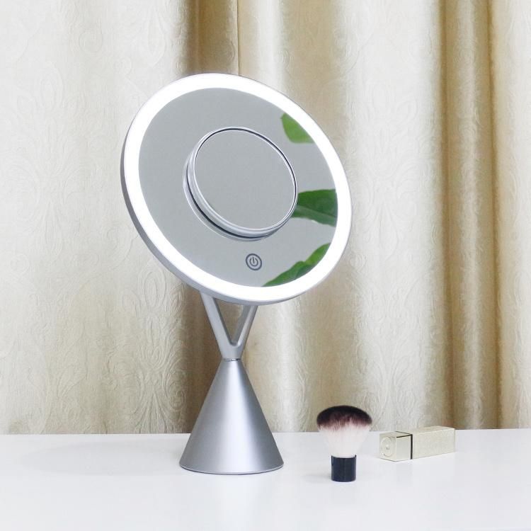 High Definition LED Framed Fitting Mirror Makeup Mirror 5X Magnifying Removable Mirror Cosmetic Mirrors