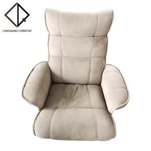 Furniture Fabric Recliner Chair with Suede Velvet