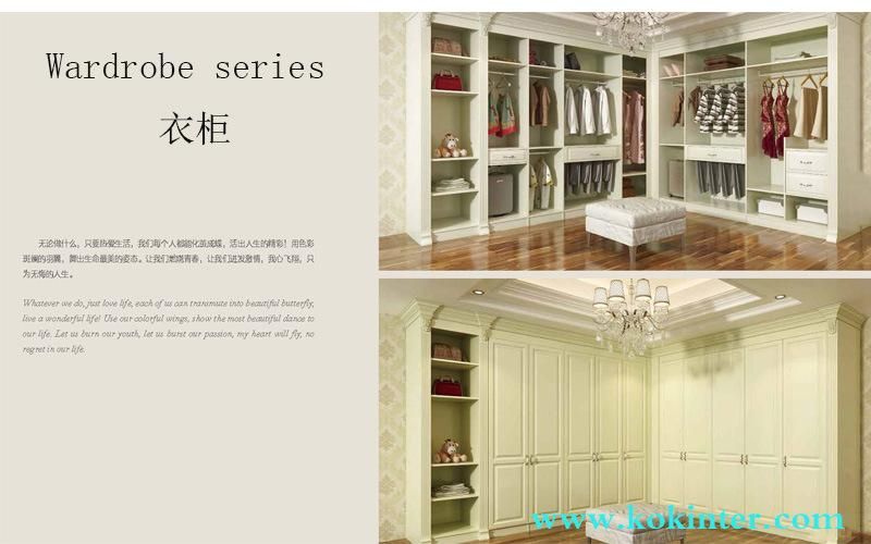 MDF/MFC/Plywood Particle Board Wardrobe Series of Kok009