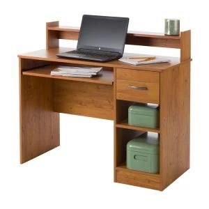 Simple Office Compact Panels Classic Wooden Standing Computer Desk