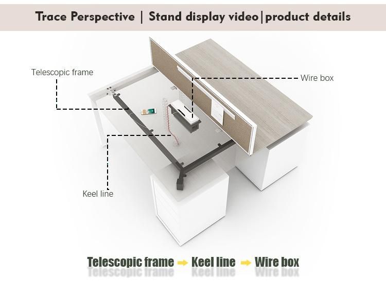 Modern Office Desk Design Metal Frame Modular Office Work Station Office Desk