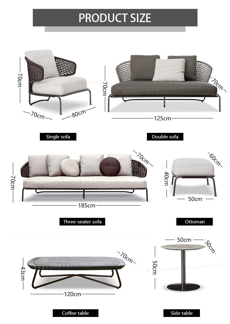 European Modern Leisure Fabric Living Room Sofa Furniture Set