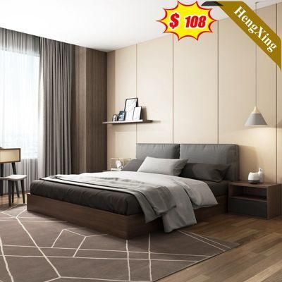Wholesale Modern Home Hotel Furniture Mattress Bedroom Set Folding Double Fabric Hotel Bed