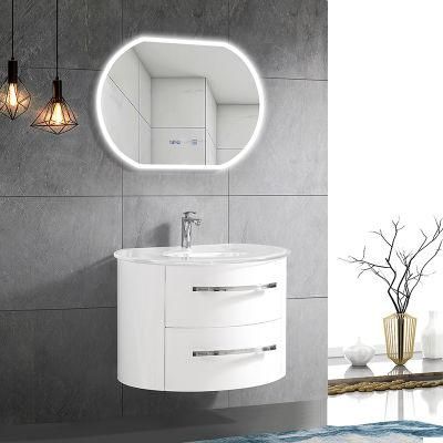 New Design Wall Mounted Single Sink 2 Drawers Simple Modern Basin Toilet Furniture Modern Basin Bathroom Vanity Cabinets