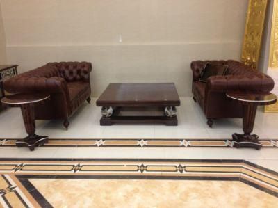 Hotel Living Room Sofa/Antique Sofa for Hotel/Hotel Lobby Sofa and Table Furniture- (GLSTZT-01002)